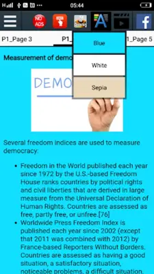 Democracy History android App screenshot 1