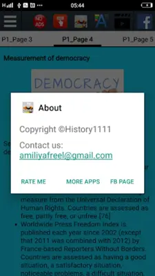 Democracy History android App screenshot 2